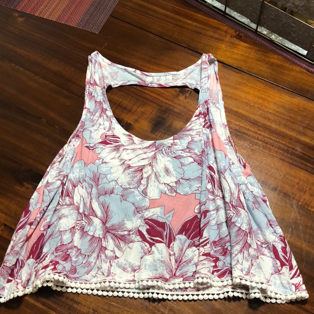 Floral crop top